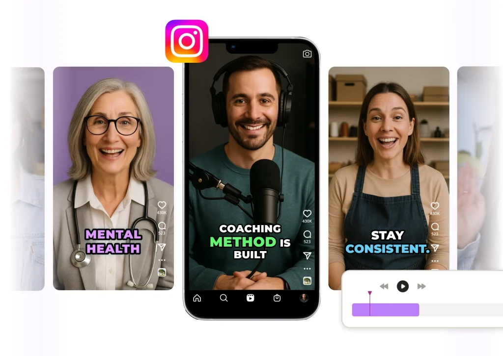 Instagram reel making